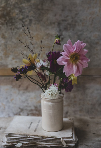 Beautiful Artisan Flower Guide with pot