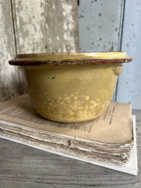 French Rustic Earthenware Bowl