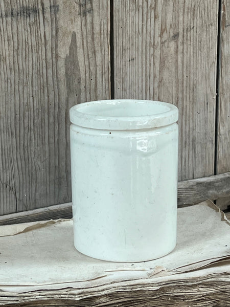 Vintage French Luneville Ironstone Confiture Pot