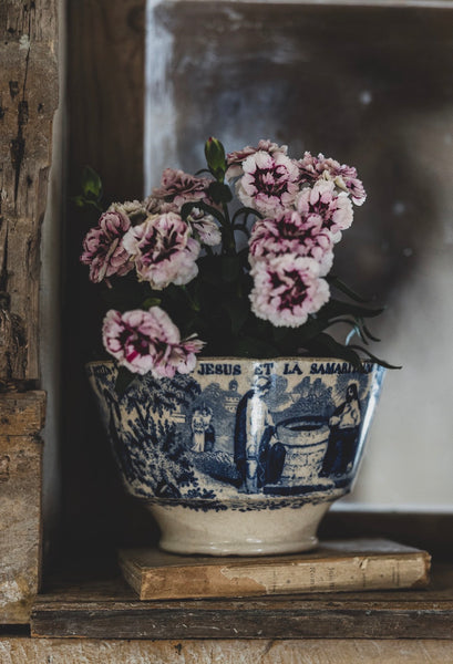 Vintage Religious Bowl