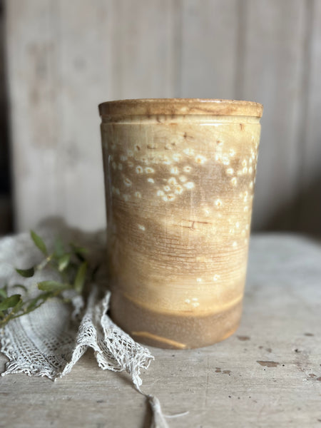 Huge Crazed Confiture Pot