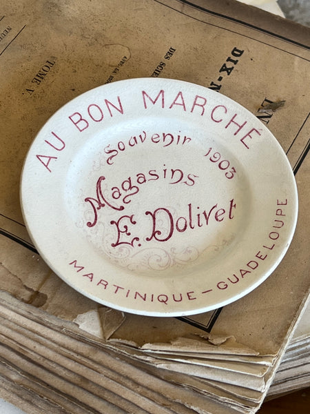 Bon Marché souvenir plate 1903