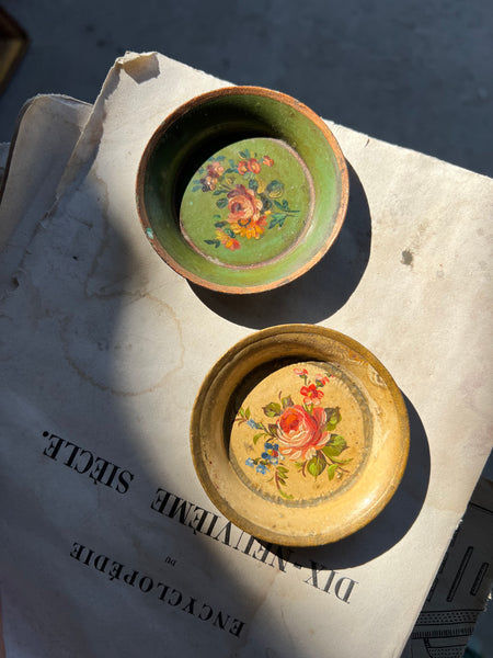 Sweet Vintage Hand Painted Plates