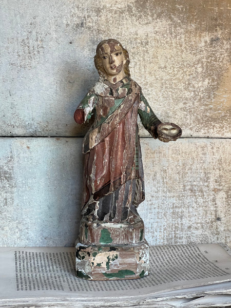 French Antique Religious Figure