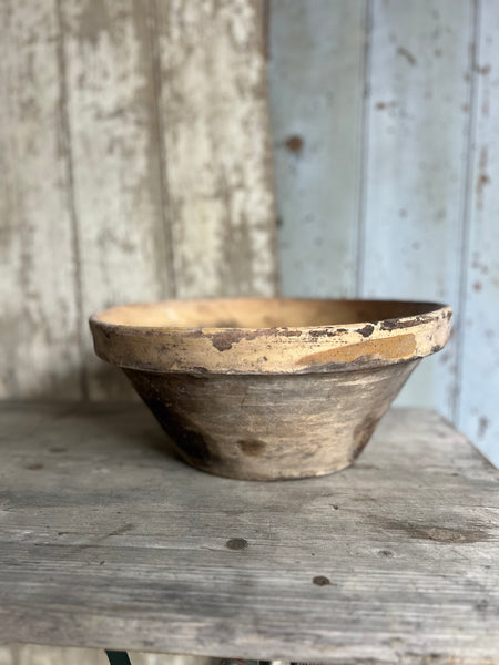 French Earthenware Mixing Bowl