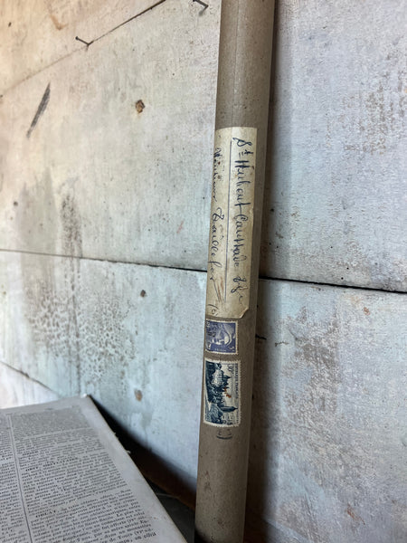 Vintage French Postal Tube