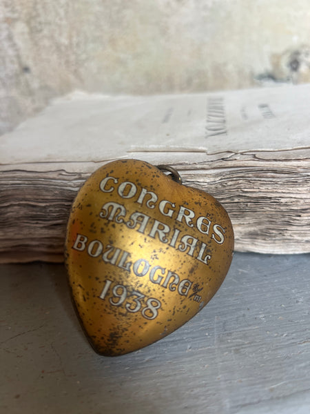 Vintage Heart Tin