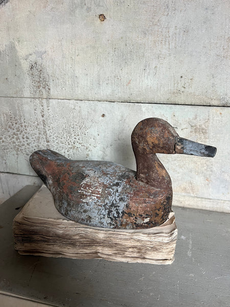 Vintage French Decoy Duck