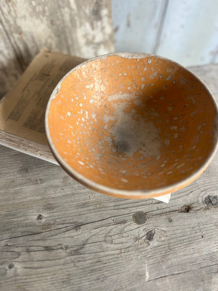 Antique Medium Earthenware Bowl from Provence