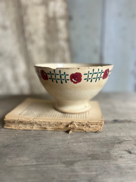 Large Rustic Digoin Cafe Au Lait