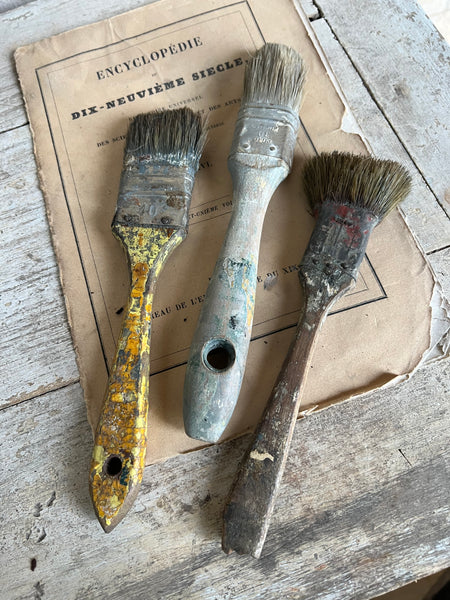 A collection of Vintage Paintbrushes