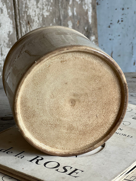Chunky Buttery Antique Confiture Pot