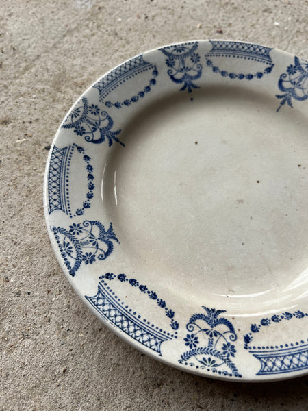 Sweet French Transferware Plate