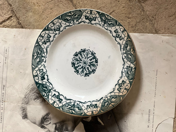 Sweet French Transferware Plate