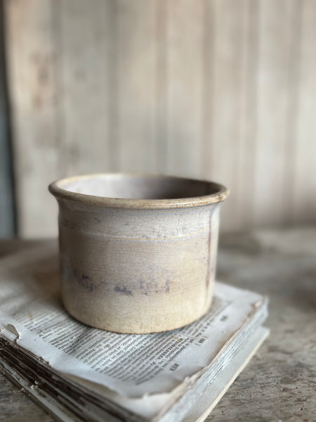 Antique French Wide Jar