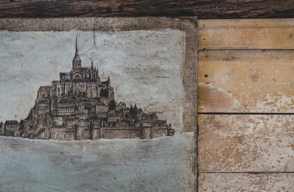 Huge Mont Saint Michel Painting