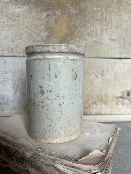 Antique Large Ironstone Confiture Pot