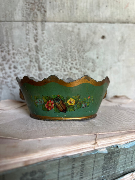 Sweet Vintage Metal Dish
