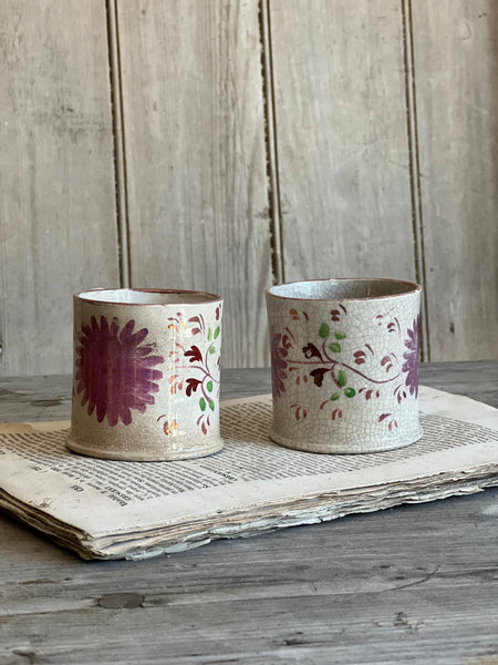 Antique Lustreware Cups