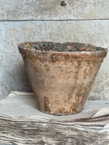 Large French Vintage Resin Pot