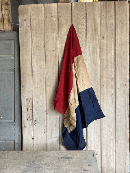 Vintage Rustic French Flag