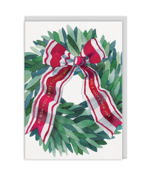 Christmas Wreath Greeting Card