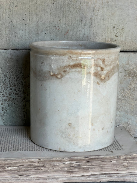 Huge Buttery Terre De Fer Confiture Pot