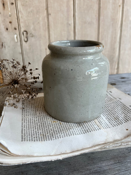 Simple French Stoneware Pot