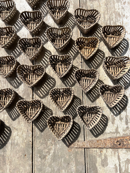 Extra Small Vintage French Heart Cheese Mould