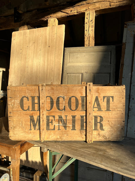 Vintage Chocolat Menier Crate