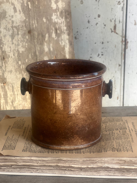Small Buttery Antique Apothecary Jar