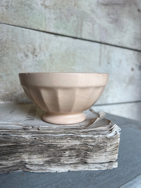 Small French Vintage Pink Cafe au Lait