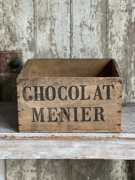 Vintage Chocolat Menier Crate