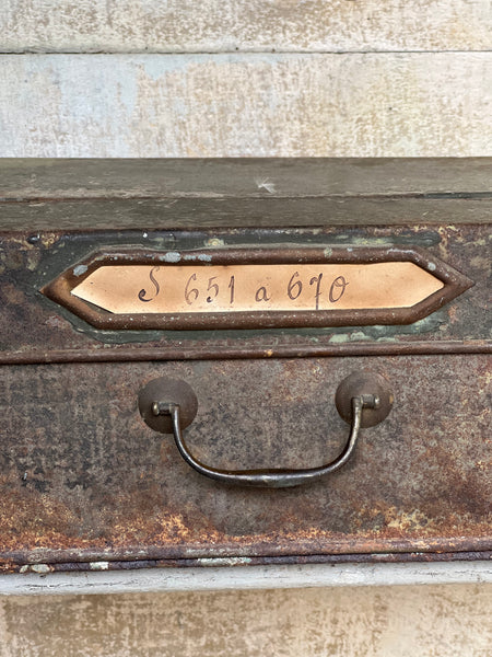 Vintage French Documents Box