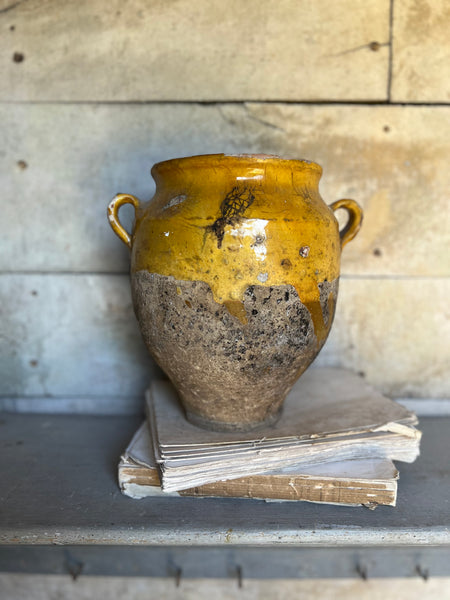 Antique French Confit Jar Large