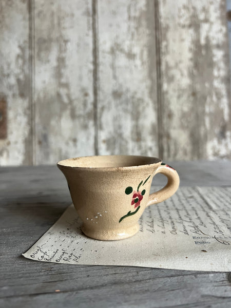 Small Vintage Rustic Cup