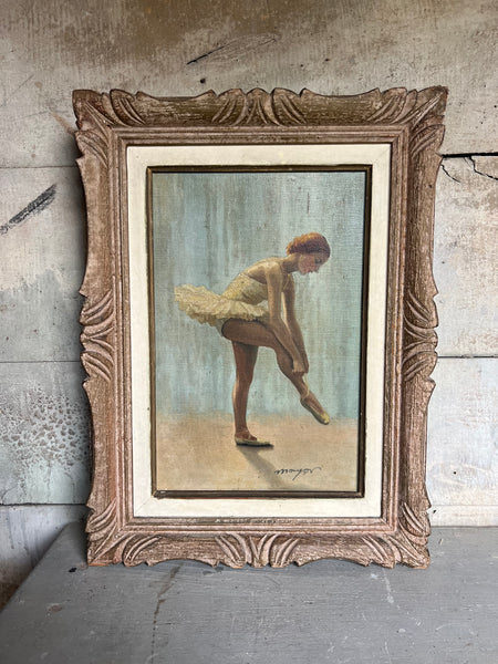 Beautiful French Framed Ballerina