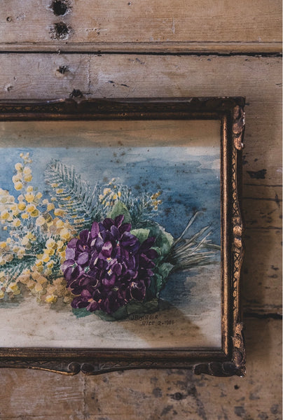 Beautiful French Watercolour 1926