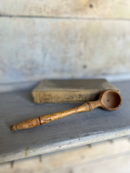 Mini Vintage French Olive Spoon