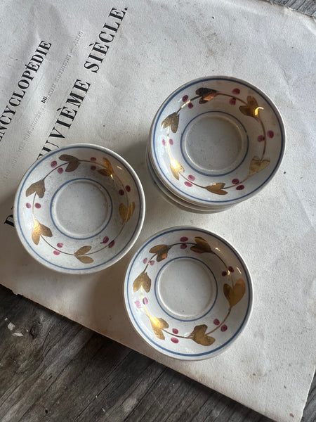 Sweet Mini French Plates