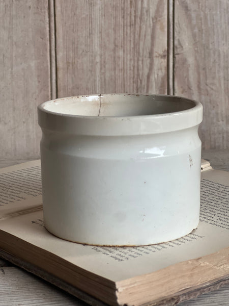 Antique French Wide Jar