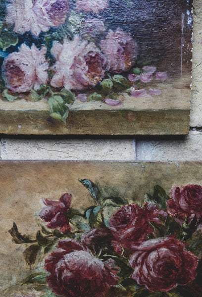 Floral Oil on Board 1929