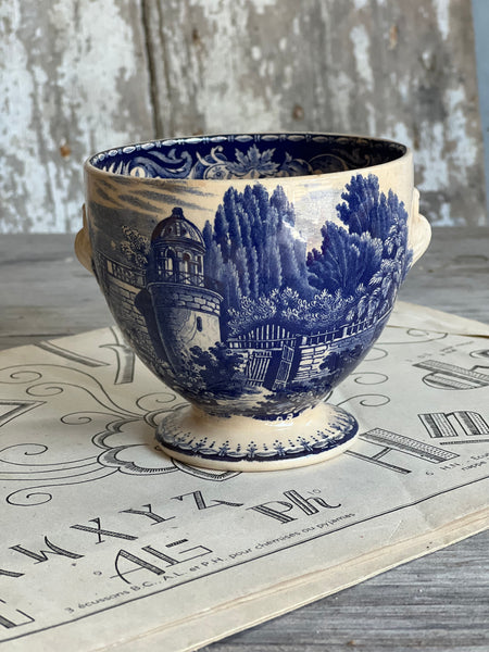 Antique Transferware Chalice