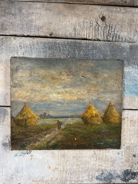 French Landscape Oil Painting