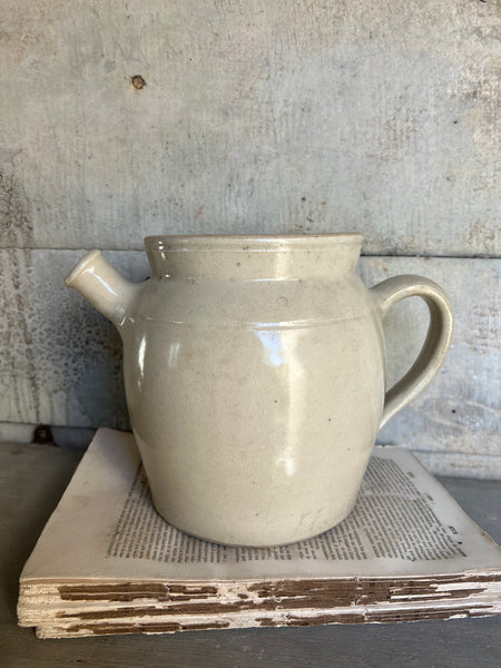 Antique Simple French Stoneware Gargoulette