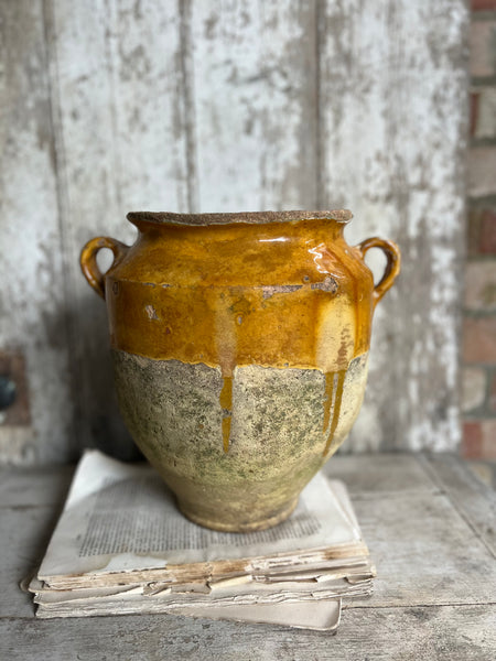 Antique French Confit Jar Large