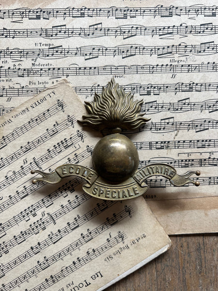 Large French Military Button