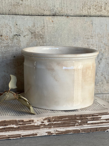 Antique Large French Wide Jar