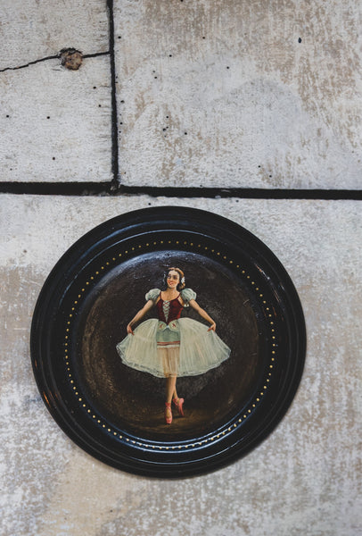 Vintage Ballerina Painting
