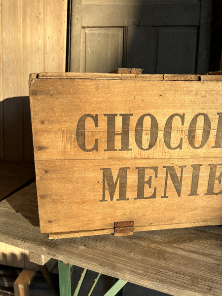 Vintage Chocolat Menier Crate